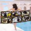 K-Kikis CARTOON D-Delivery Microfiber Blanket Quick Drying Beach Towels Oversized Printing Super Absorbent Pool Towel Blanket