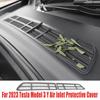 For 19-23 Model Y Air Inlet Protective Cover Insect-proof Net Front Air-conditioning Intake Grille Clean Car Accessories