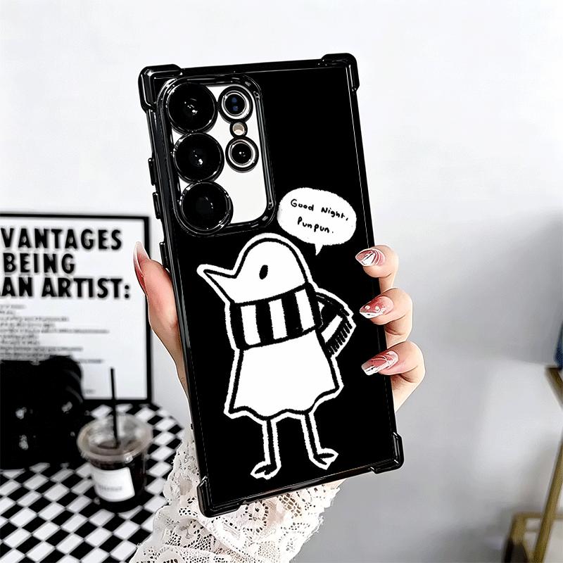 Oyasumi Punpun Anime Soft Phone Case For Samsung Galaxy S26 Ultra S25 Edge S24 FE S23 Plus S22 S21 + S20 Plating Anti-Fall Funda