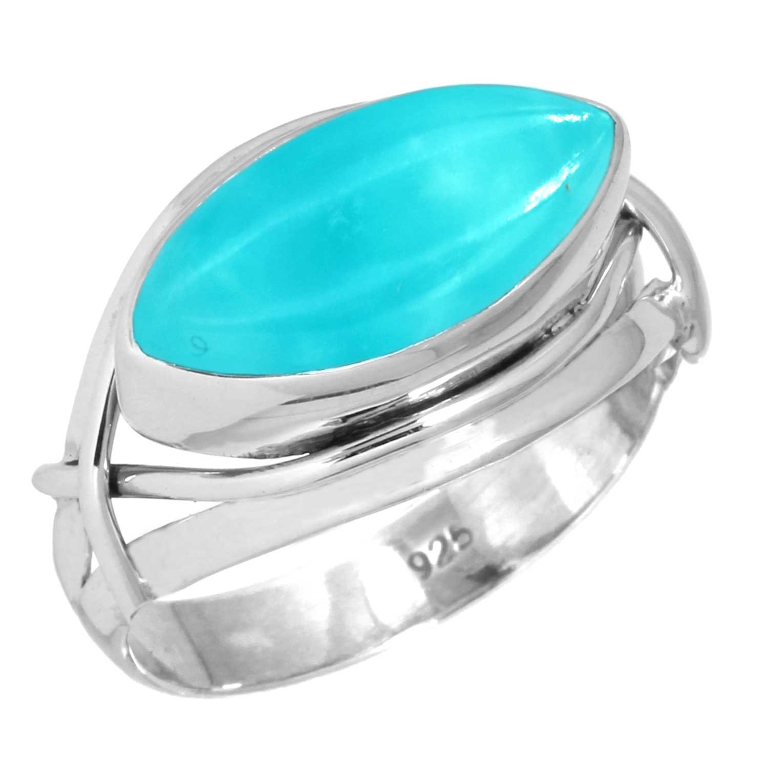 

Кольцо из стерлингового серебра 925 пробы Женское с драгоценным камнем Ручная работа Ювелирные изделия Подарок на День дружбы Смитсонит Губчатый коралл Серафинит Шаттукит Тулит Дикая лошадь 7