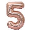 Hot Selling 40 Inch Aluminum Film Balloons Gold Silver Number Balloon for Wedding Party Birthday Decoration