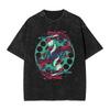 Hot Game Peripherals Bloodborne Darks Souls Graphic Print TShirt Streetwear Vintage Washed Cotton Top Oversized Summer New Tees