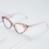 Cat Eye Hyperopia Eyeglasses Anti Blue Light Reading Glasses for Women Men Trendy Colorful Floral Frame Presbyopia Glasses
