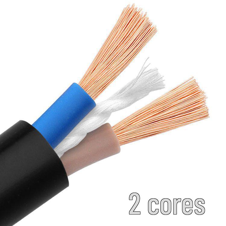 Flame Retardant Outdoor Cable: 2-Core/3-Core/4-Core, Two/Three-Phase, Durable, 2.54610 Sq. Inch