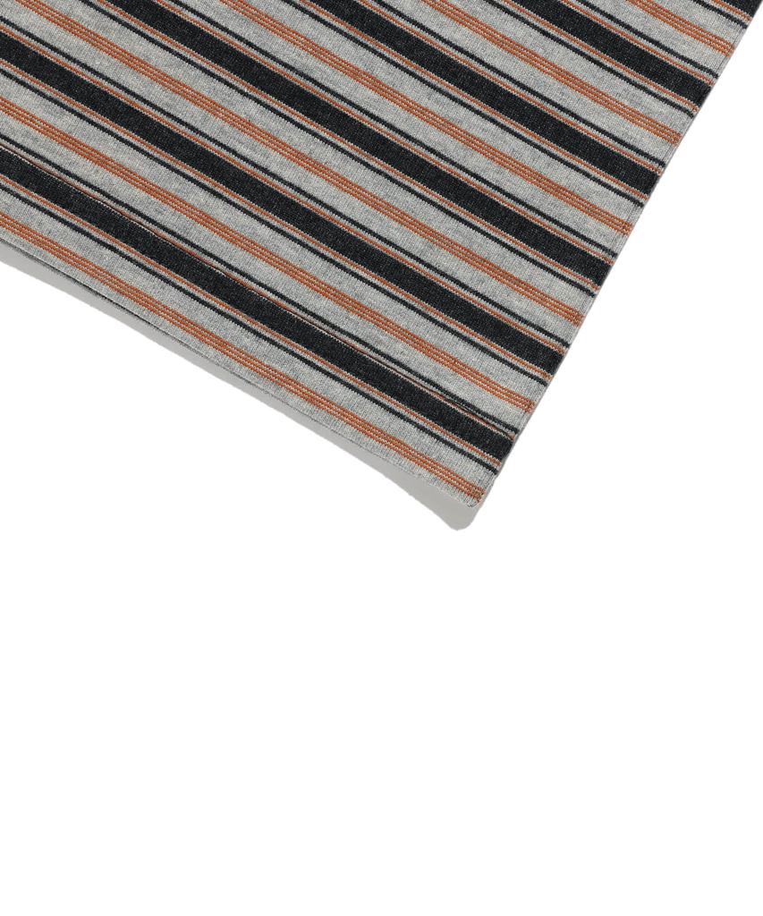NICEGHOSTCLUB Stripe Henley Ls Tee_Grey(Ng2Gfut551A)