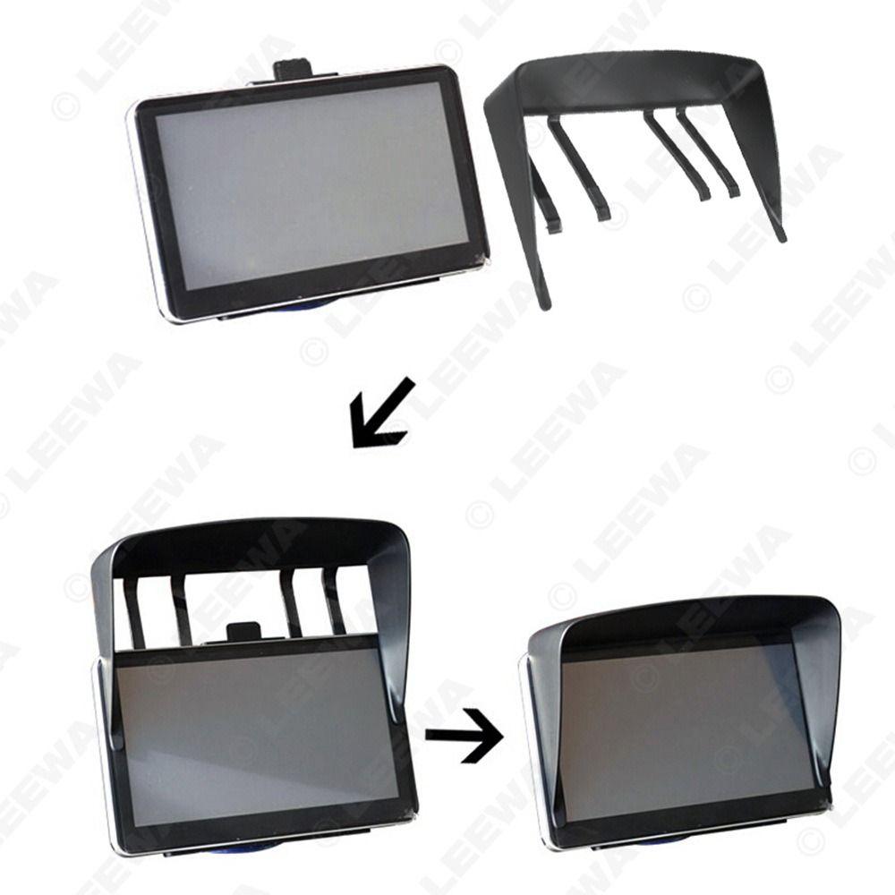 Black Navigator Sun Shade 7 Inch GPS Screen Visor Hood New GPS Sunshade Visor