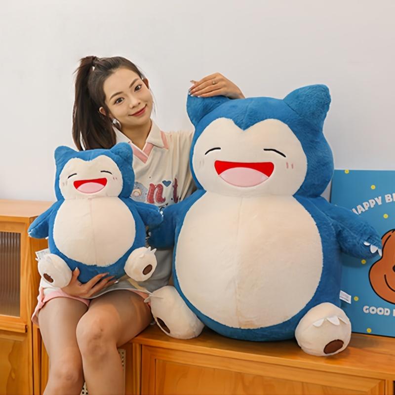 354565Cm Big Size Rabbit Fur Snorlax Plushies Cartoon Anime Kawaii Ornament Comfortable Soft Doll Children'S Toy Gifts