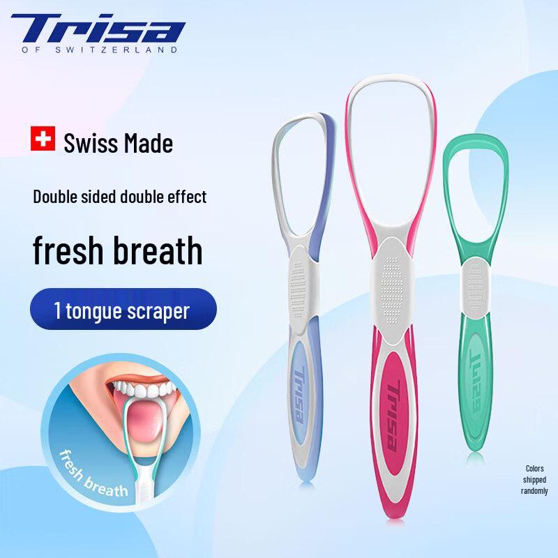 

TRISA Swiss Dual-Effect Tongue Cleaner