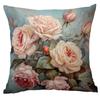 New Retro Old Peony Flower Pillowcase Home Sofa Cushion Pillowcase