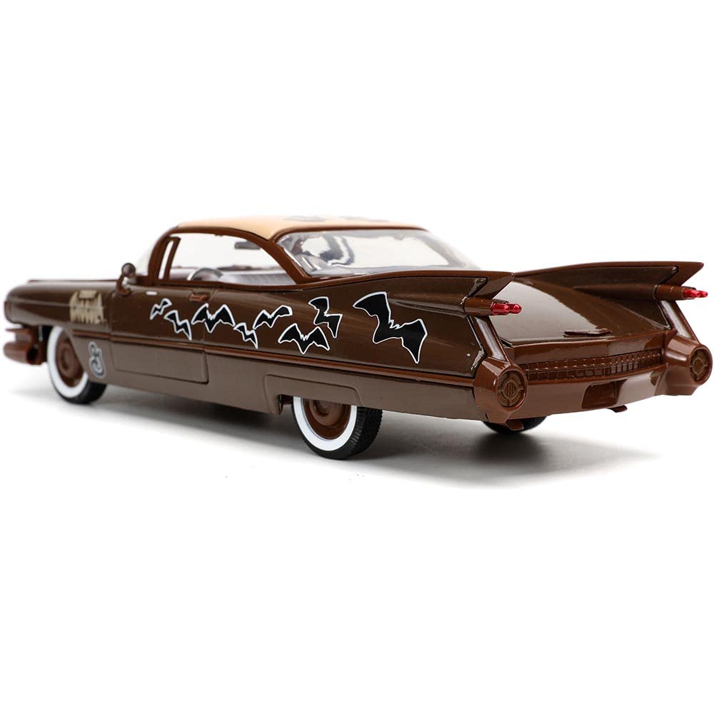 GENERAL MILLS 1959 CADILLAC COUPE DEVILLE CHOCULA Count Chocula Mini Car Diecast Car Brown 124 w/COUNT