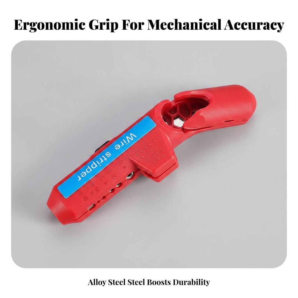 Wire Hand Tool Calibrated Jacket Removal Locking Device for Home Wiring