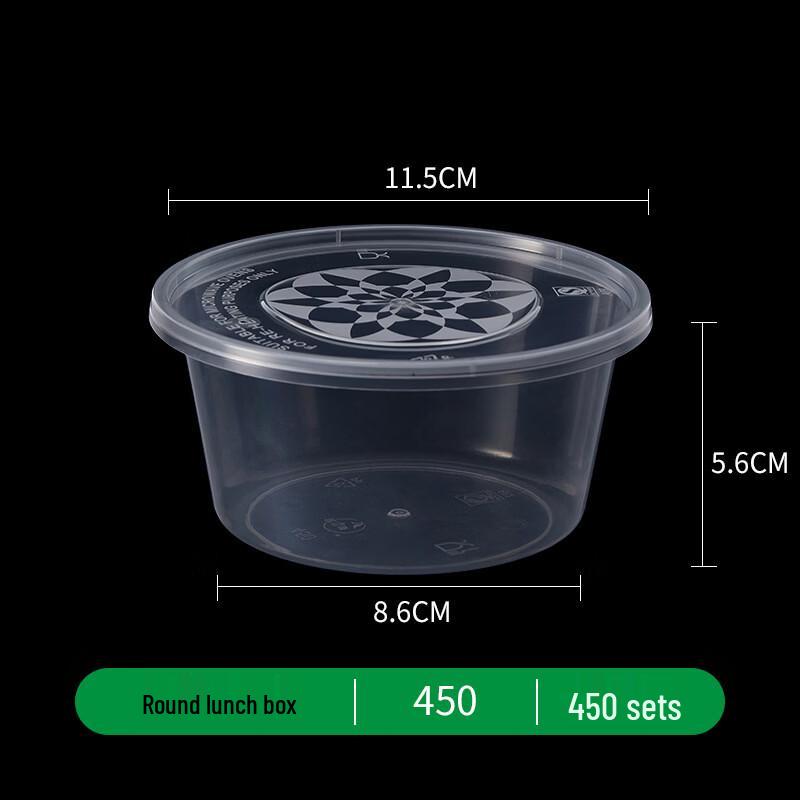 

Disposable Transparent Plastic Food Containers with Lids