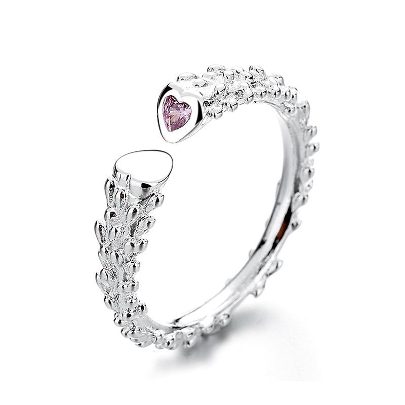 

Original Simple Niche Design Sense Of Love Cold Wind Irregular Index Finger Ring Women S Open Ring open adjustable