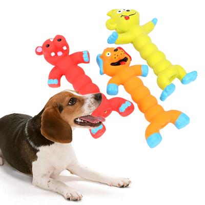 Pet Play Chew Toys Animal Shape Latex Dog Squeaky Sound Toys Cleaning Teeth Toy Pets Supplies