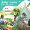 Teepee Tent designed for - Portable Enjoy Tent Indoor Outdoor Green featuring Long-Lasting Fabric plus Simple Setup