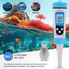 5 In 1 Bluetooth Water Quality Tester TDS/S.G/Salinity/Temp/EC Meter for Hydroponics Aquariums Pools Water Quality Detector