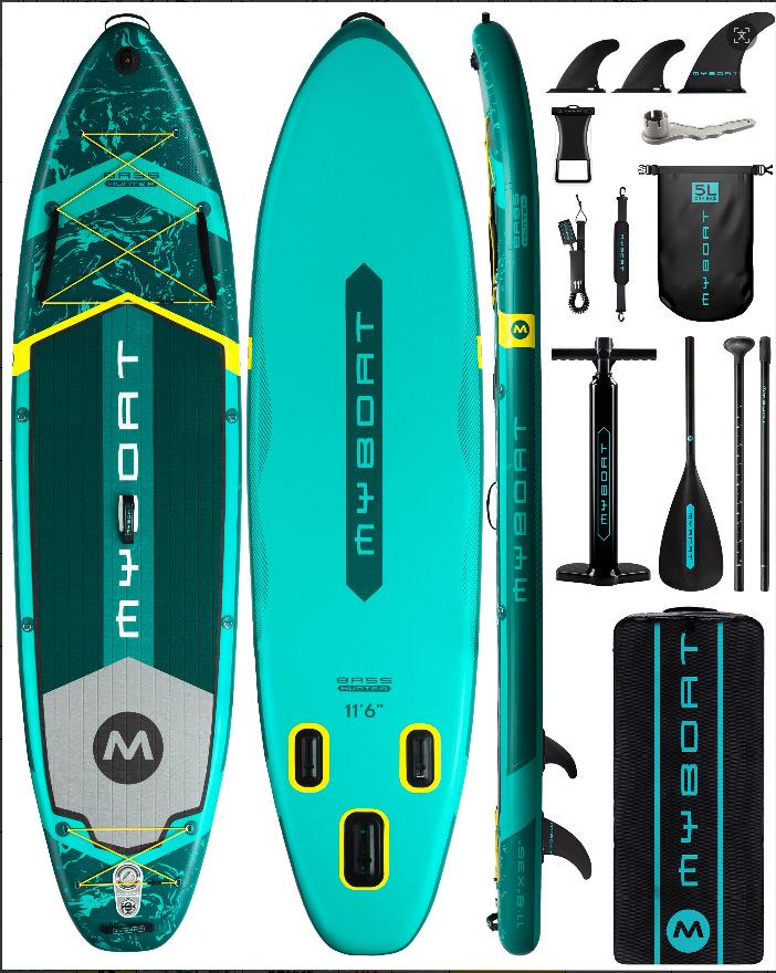 Cross-Border Inflatable Paddleboard - "My Boat Funkee" Surfboard SUP Design