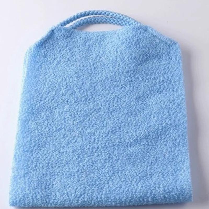 

Двусторонняя мочалка для спины для мужчин и женщин - Отшелушивающая длинная лента для удаления грязи и ила