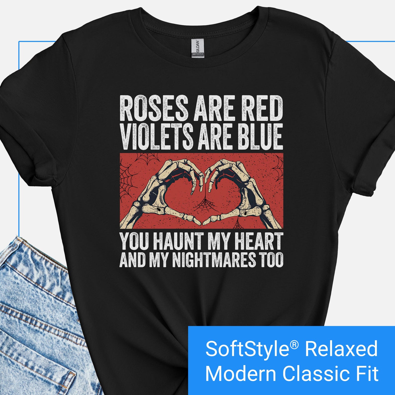 Retro Horror Valentine Shirt, Gothic Valentine Horror T-Shirt, Skeleton Valentine Tee, Funny Dark Humor Tee, Skeleton Heart Hands Tshirt XL