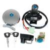 OEM:27048-5316 51049-0003 Motorcycle Ignition Key Lock Switch Set Key Kit For Kawasaki W800 2022-2025 W800 ABS 2024