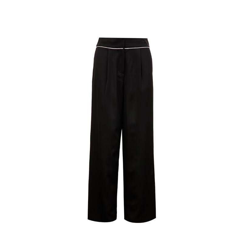 Veromoda Women's Colorblock Stripe High-Waist Straight-Leg Trousers