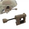 Tactical 3-Modes LED Flashlight - Helmet Mounted Laser Light for Hunting Military Cycling Fishing Outdoor Night Use