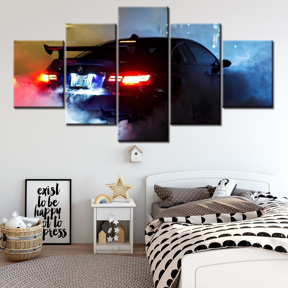 Wall Art Canvas Painting HD Print 5 Pieces New Style Super Sports Car Modern Home Decor Pictures Living Room Decoration Posters