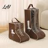 Travel Boot Organizer Boots Storage Bag with Zipper And Handle Portable Transparent PVC Dust Visible Footwear Protector Proof Organizer Dust-proof