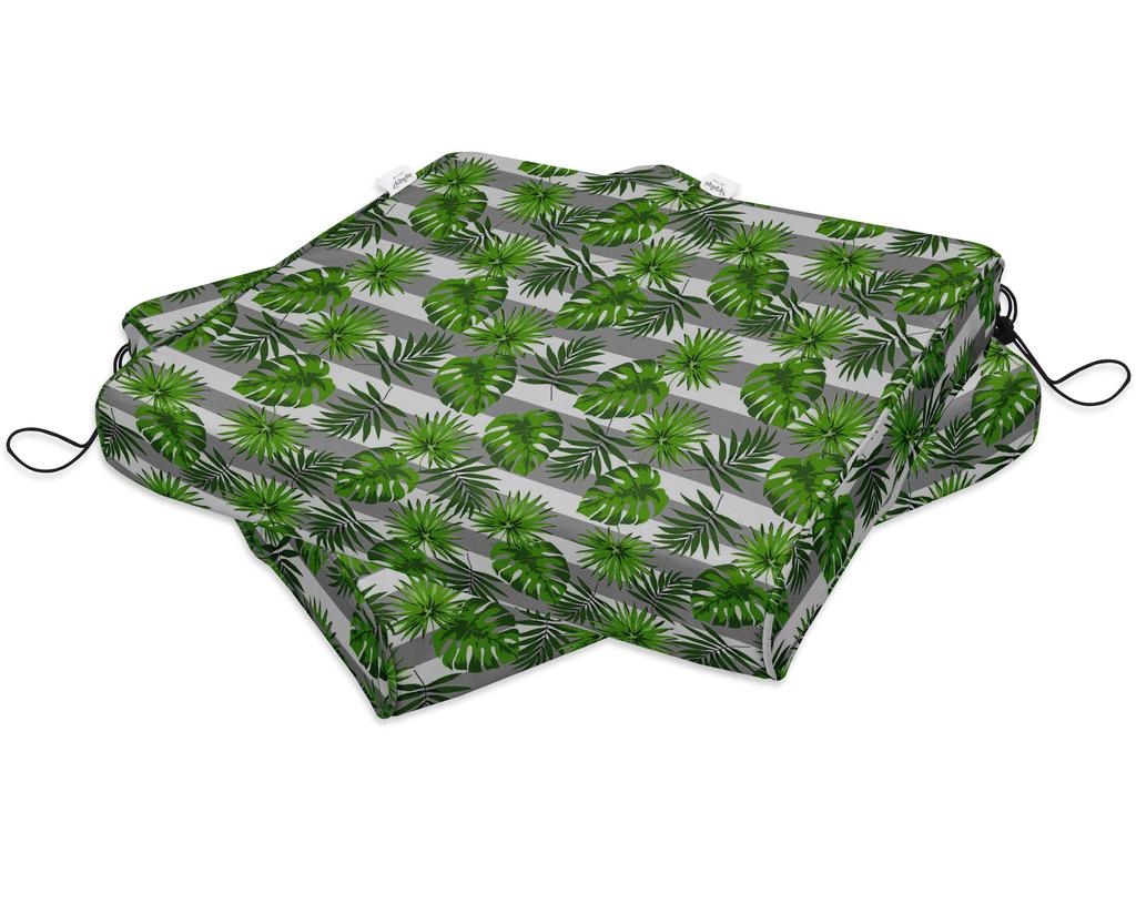 Vargottam Perfect Outdoor Indoor Square Corner Seat Cushions Water-Resistant Lounge Chair 18.5" X 16" Home Office Patio Furniture