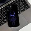 Ausgefallene Dunkle Gothic Skorpion Handyhülle Für iPhone 17,16,15,14,13,12,11 Plus,Pro Max,XS,Weiches Silikon Schwarze Hülle
