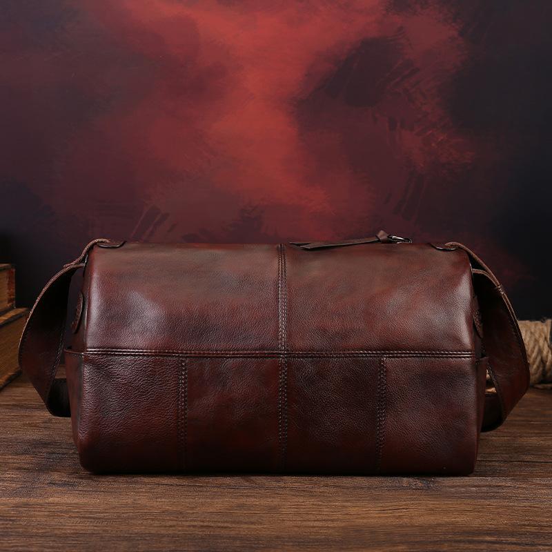 Real Leather Travel Bag  Large Capacity