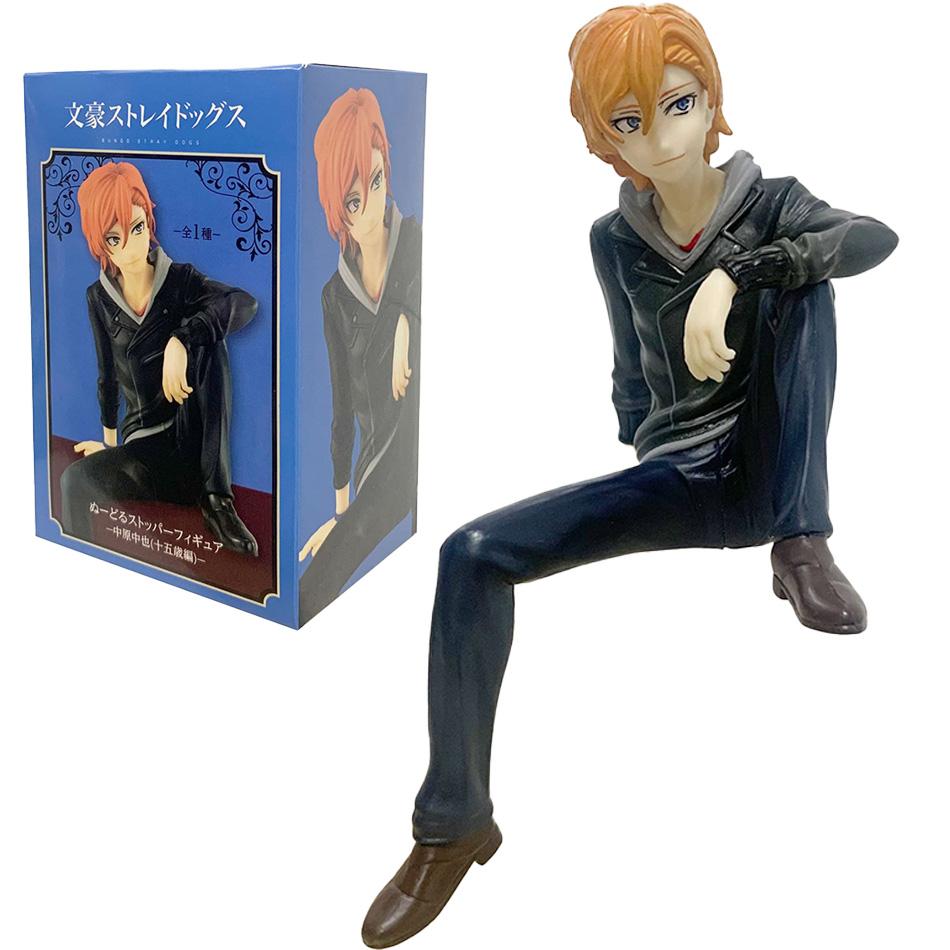New Bungo Stray Dogs Dazai Osamu Figurine Nakahara Chuuya Action Figures Pvc Model Collection Noodle Stopper Birthday Toy Gifts