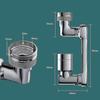 Belfter Dse Wasserhahn Roboterarm Universal 1080 Schwenkbarer Extender Wasserhahn Belfter Spritzfilter Kchensple Wasserhahn Duschwassermodus