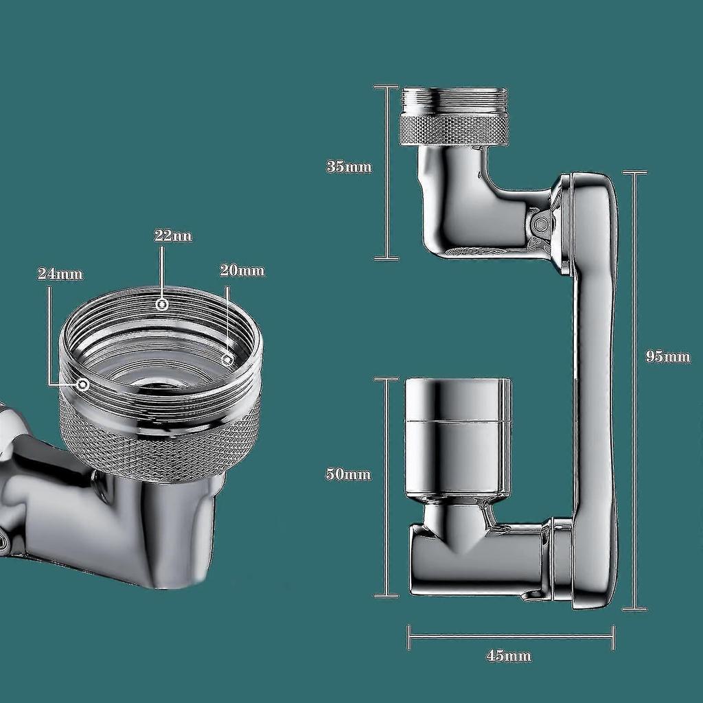 Belfter Dse Wasserhahn Roboterarm Universal 1080 Schwenkbarer Extender Wasserhahn Belfter Spritzfilter Kchensple Wasserhahn Duschwassermodus