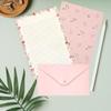 Stationary Paper and Envelopes Set, 36 PCS Lined Stationary Writing Paper with 18 PCS Matching Envelopes, Fresh Floral Style Letter Writing Paper for