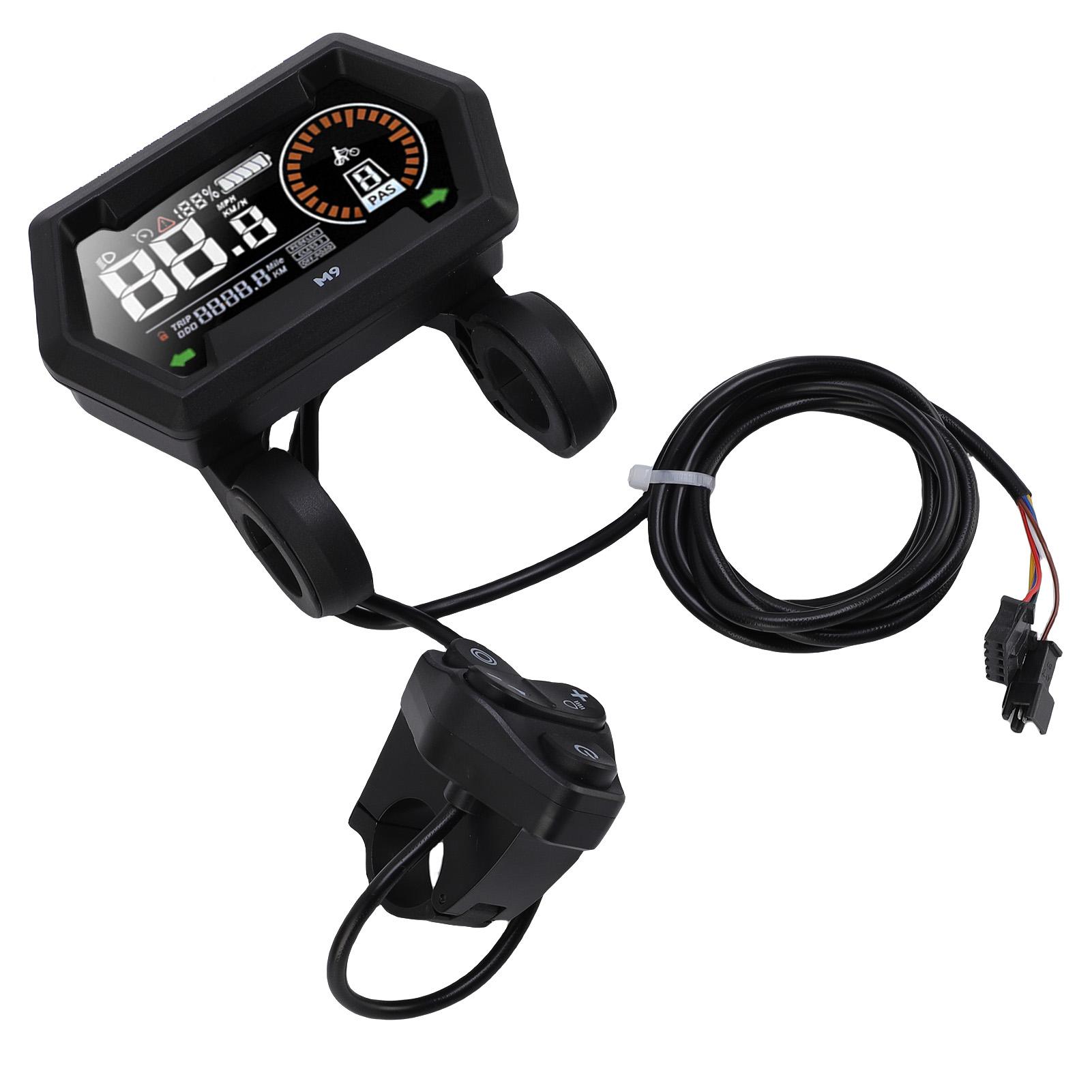 

ЖК-дисплей для электросамоката 24 В 36 В 48 В ЖК-панель управления для электровелосипеда Цветной экран с SM-проводным соединением