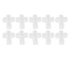 10 Pcs Cross Resin Mold Mirror Effect Elastic Eco Friendly Easy Demoulding Silicone Candle Mold for DIY
