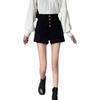 2024 Women's High Waist Wide Leg Casual Shorts: Trendy Slimming Spring & Autumn Style