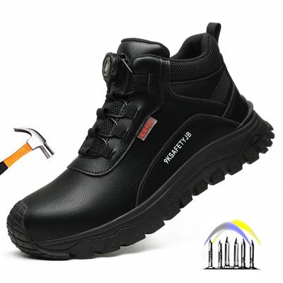 Herren Sicherheitsschuhe wasserdichte Arbeitsstiefel rutschfest Kunststoffkappe Arbeitsschuhe durchtrittsicher Sicherheits-Sneaker Mann Isolationsschuhe