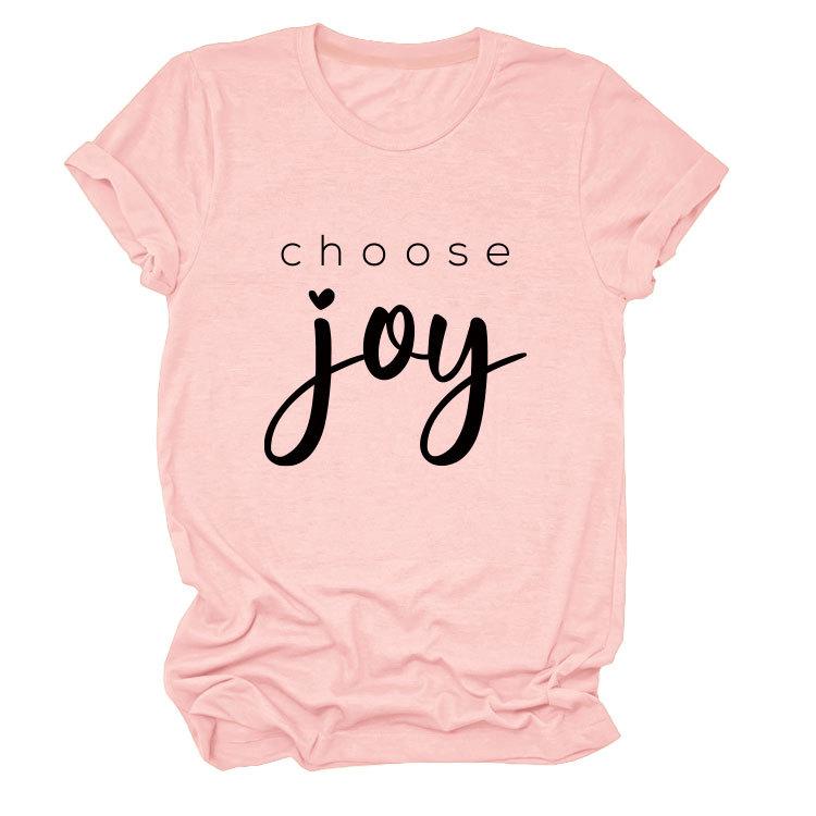 Simple casual temperament versatile women's round neck short-sleeved T-shirt base