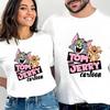 D06-27 MINISO 2026 Estate Cotone Puro Stampato di Alta Qualità Stile Spalla Girocollo Manica Corta T-shirt per Coppia Uomo e Donna