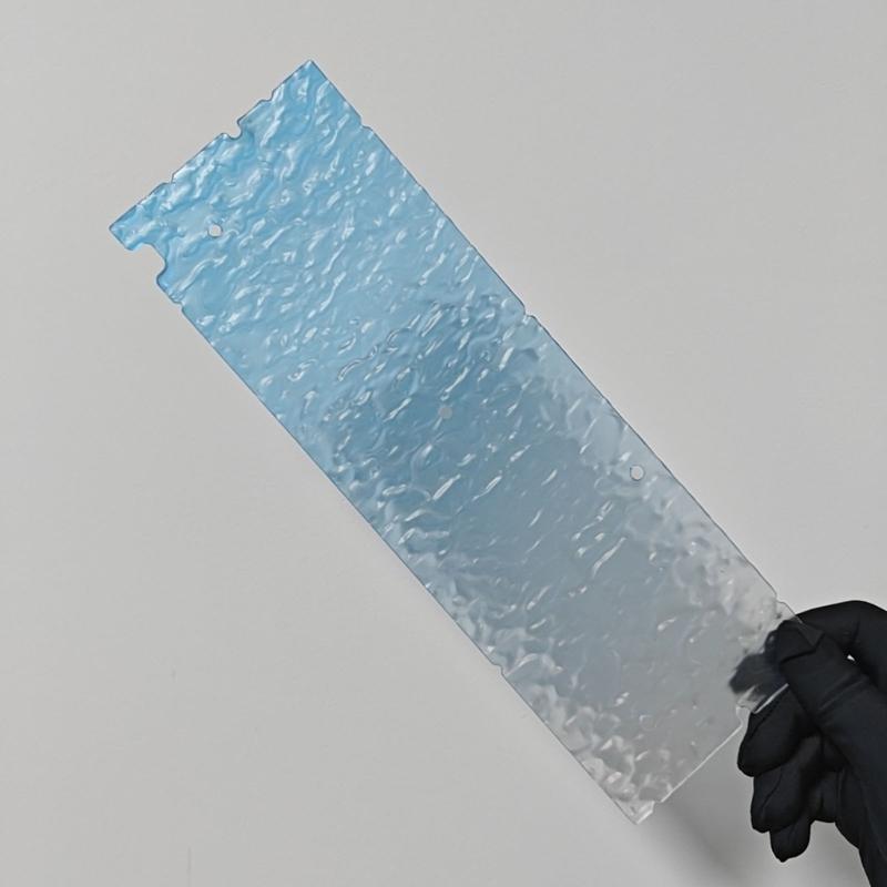 Hollow Shell with Water Ripples Design Flat Panel Light Plate for H60 Mechanical Keyboards