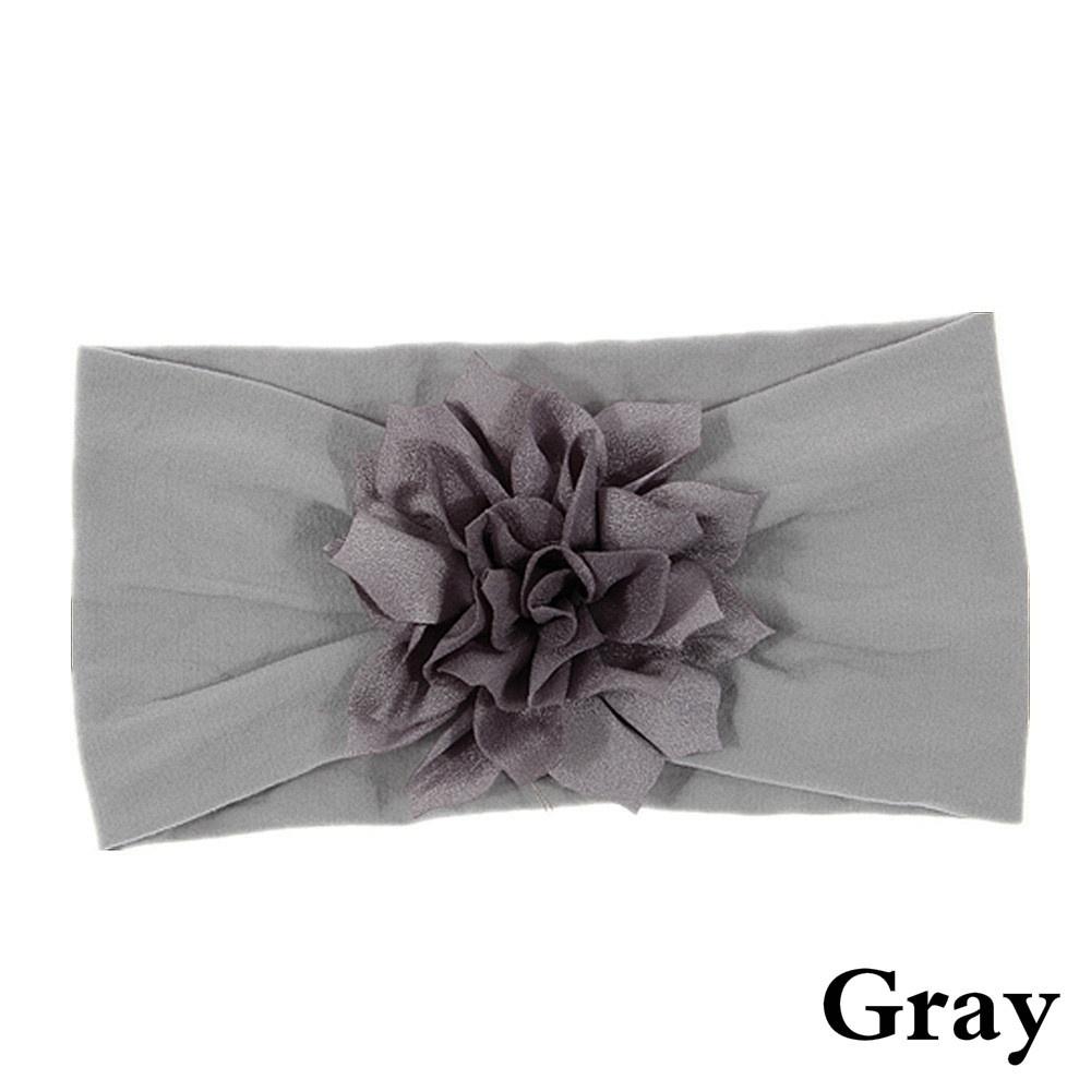 Lovely Baby Headband Turban Flower Newborn Baby Girl Elastic Hairband Hair Accessories
