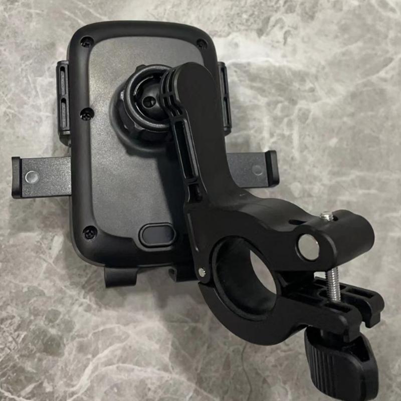 Secure Handlebar Mounting Clamp with 17mm Ball Head Adapter Suitable for Bike Motorcycle Action Camera and Phone Holders