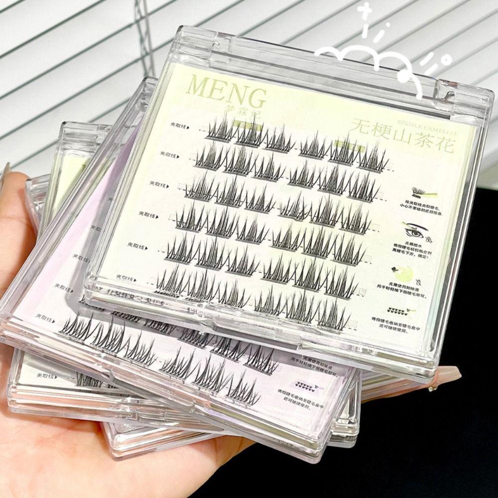 Extension Fake Eyelashes DIY Glue Free False Lashes Fairy False Eyelash Clusters  Grafting Lashes