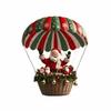 10/20/30Pcs Handmade Hot Air Balloon Santa Claus Pendant Parachute Series Creative Christmas Tree Decoration Xmas Decor Delicate