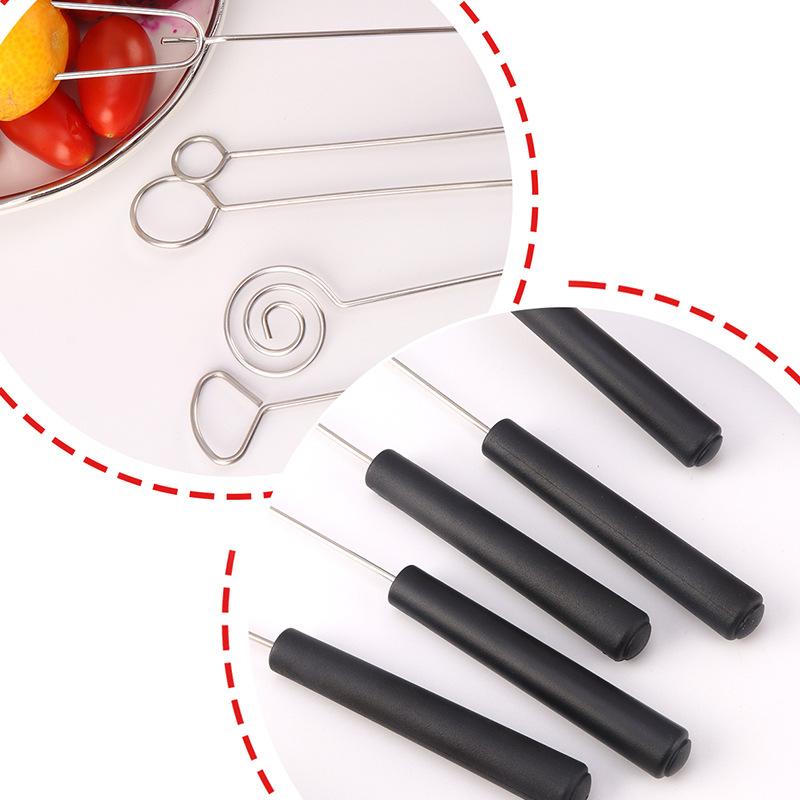 Stainless Steel Fondue Forks With Plastic Handle, Chocolate Cheese Dipping Utensils, Multiple Styles Available