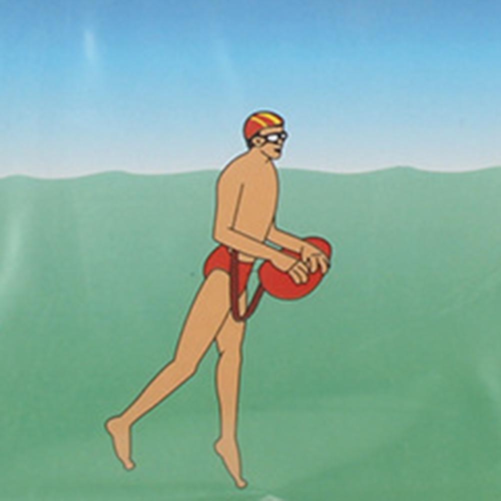 Durable PVC Swim Buoy Tow Float with Adjustable Waist Belt for River Lake Sea Ocean Swimming