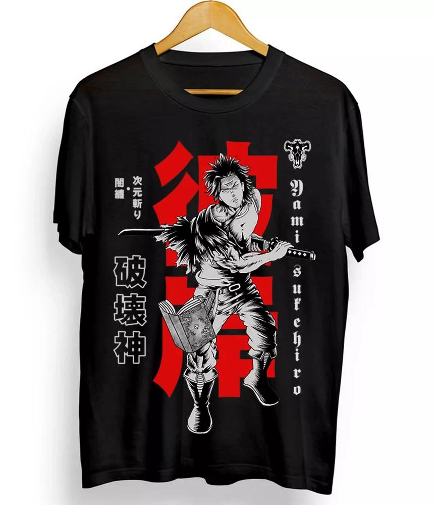 Black Clover Yami Sukehiro Anime Unisexga Tshirt Anime Unisexga Black Shirt S