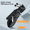 Conductive Rubber Buttons 1 Pair Gaming Handle for Tablet, 6 Finger Game Joystick Trigger Handle, Anti-Slip Gamepad Controller Accessory Mobile